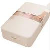 3PCS Storage Bin For Clothes Comforters Under Bed Storage Container Foldable Clothes Organizer With Sturdy Zippered For Blanket Cloth(WHITE,80X47X20CM) view 1