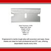 American Line Single Edge Razor Blades with Dispenser - 10-Pack - 0.009" Made of High Carbon Steel - For General Use and Industrial Applications - 66-0210 view 4