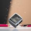 Eyeliner Pencil Sharpener, Eyeliner Sharpener for Pencil, Makeup Pencil Sharpener, Dual Holes Sharpener Black view 4