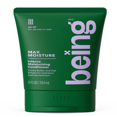 Being MAX MOISTURE Moisturizing Conditioner for Dry Hair, Cocoa Oat Extract Formula, 12 fl oz (pack of 1)