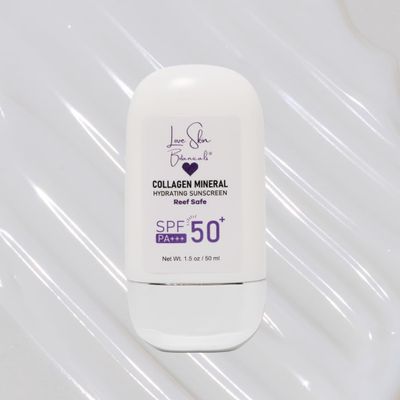 Love Skin Botanicals Mineral Protect SPF 50 PA+++ Sunscreen - Clear/Untinted, Chemical-Free, Reef-Safe Face Sunscreen