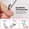 Beetles Manicure Kit for Women with Cuticle Remover, 3 PCS Pink Mani & Nail Art Brushes 8pcs  Crystal Nail Art Tools 5pcs Double-headed Nail view 4