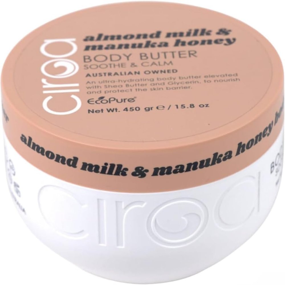 Almond Milk & Manuka Honey Body Butter, Soothe & Calm, Ultra-Hydrating, Australian Made, 15.8 oz