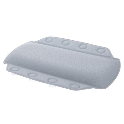 COOLHIYA Suction Cup Bathtub Pillow Medium Soft Foam Bath Cushion Headrest for Tub Spa Hot Tubs Comfortable Relaxation Accessory with Clean Surface for Home and Travel