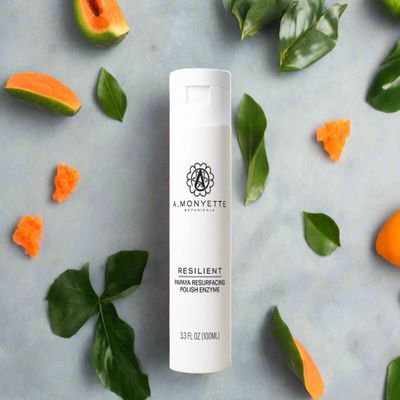 A. Monyette Botanicals Papaya Resurfacing Enzyme Polish, Gentle Exfoliation, Face and Neck, Skin Brightening, Papain and Bromelain Enzymes, 3.3 OZ