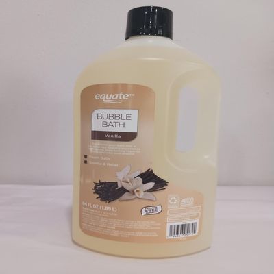 Equate Vanilla Bubble Bath, Soothing Foam Bath for Relaxation, Paraben Free Formula, 64 Fl Oz