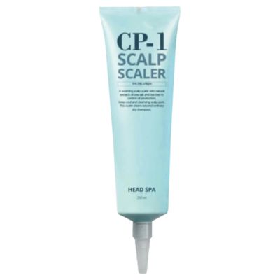 Hair Scalp Scaler 250ml (8.45 fl oz)  Deep-Cleansing Buildup Remover for Oily Roots, Cooling Rinse-Off Treatment with Precision Nozzle, Head-Spa Care