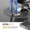 OmySalon 5/8'' Thick Salon Anti Fatigue Mat for Hairstylist Standing, 3'x5' Barber Floor Matt Under Styling Chair, Salon Chair Mat, Anti-Slip Easy Cleaning view 3