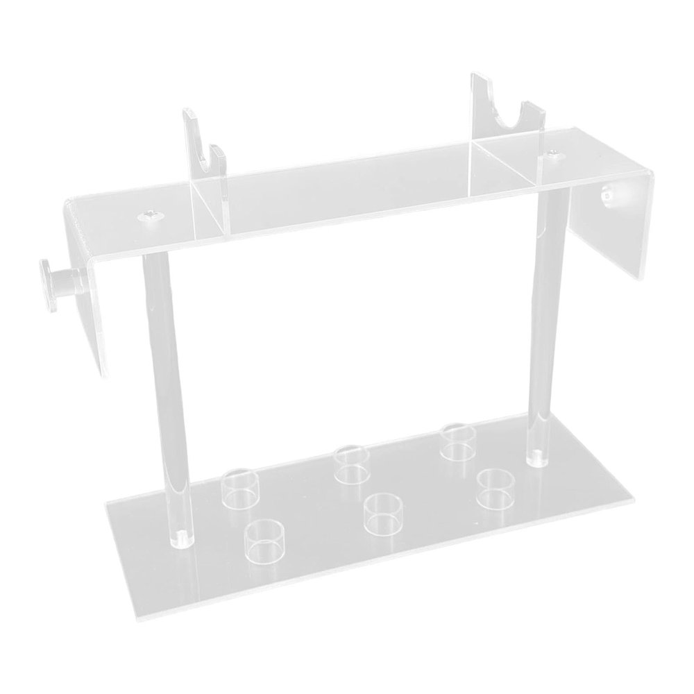 SiaBiced Hair Tool Organizer,Hair Dryer Stand Acrylic Holder Storage for Styler Attachment Hairs Blower Bathroom Supplies Restroom