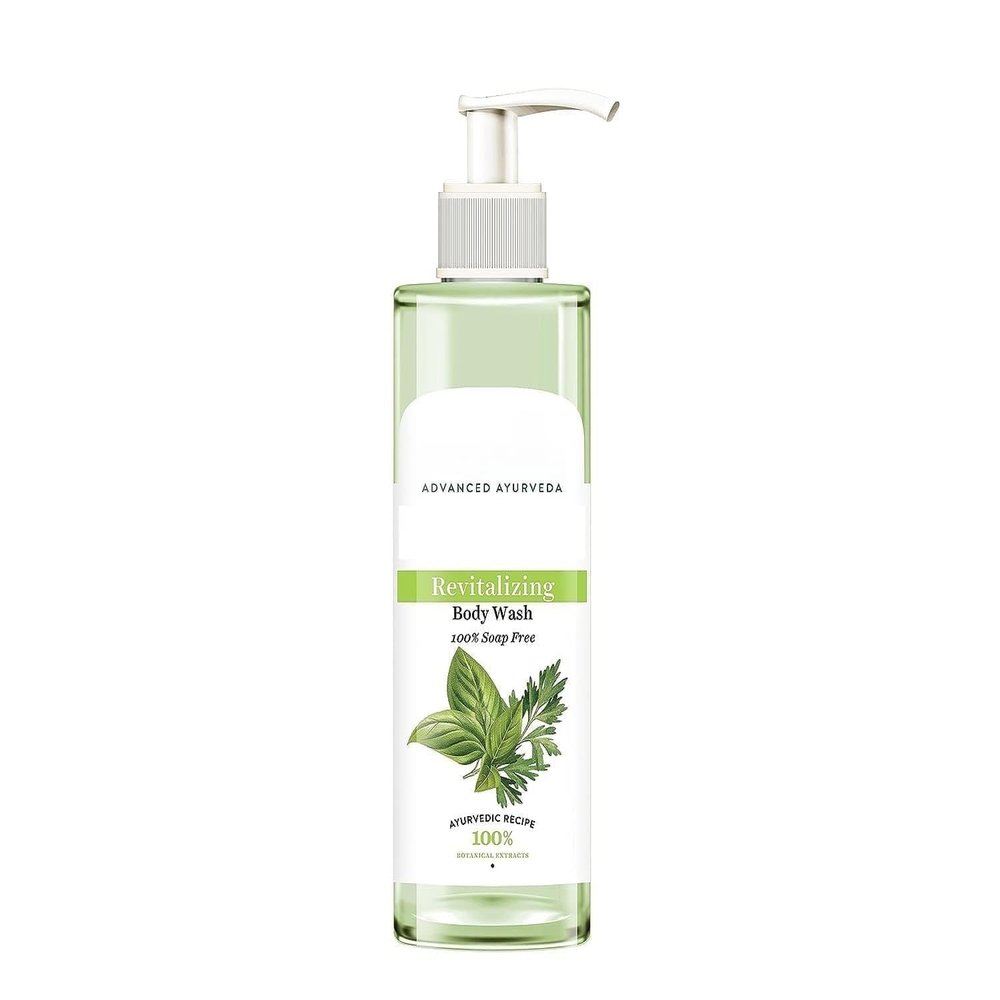 Basil & Parsley Revitalizing Body Wash | Soften Skin | Provides Natural Brightness | Deeply Cleanses | 100% Botanical Extracts | Suitable for All Skin Types | 200ml | 6.76 Fl Oz