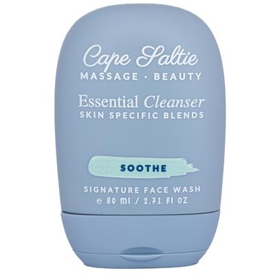 Cape Saltie Beauty & Dry Goods Soothe Blue Makeup Melt Oil Cleanser - Skin Specific Blends, 80ml Chamomile, Sunflower Seed and Avocado Oil, for Sensitive Skin Relief