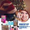 Cosmetic Makeup Set - Travel Beauty Kit for Women | Lightweight Portable Organizer with Eyeshadow Palette Lipstick and Brush, Stylish Facial Makeup Gift Collection for Girlfriend Sister Coworkers view 4