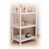 Beauty Salon Trolley, Wooden Rolling Storage Cabinet, Barber Shop Tool Cabinet, Multi-Function Mobile Tool Trolley, Suitable for Beauty Places, Barber Shop(White a) view 1