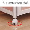 Beauty Salon Trolley, Wooden Rolling Storage Cabinet, Barber Shop Tool Cabinet, Multi-Function Mobile Tool Trolley, Suitable for Beauty Places, Barber Shop(White a) view 2