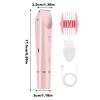 Electric Shaver for Women - Waterproof Double Head Epilator for Smooth Hair Removal | Rechargeable 400mAh Womens Electric Razor for Legs, Underarms, Bikini, Intimate Areas, Travel, and Ca view 3