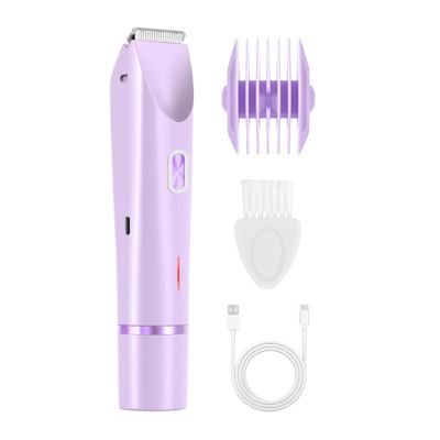 Electric Shaver for Women - Waterproof Double Head Epilator for Smooth Hair Removal | Rechargeable 400mAh Womens Electric Razor for Legs, Underarms, Bikini, Intimate Areas, Travel, and Ca
