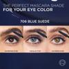 L'Oreal Paris Voluminous Panorama Chromatic Mascara, Volumizing and Lengthening Blue Mascara, Longwear, Smudge-Resistant and Washable, 706 Blue Suede view 4