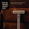Proof Benchmark Single Blade Razor CNC Machined Aluminum Metal - Made in USA - Pivoting Head for a Smooth & Comfortable Shave - Easy Blade Replacement - Durable Design with Grooved Cap & Leather Case view 3