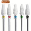 Mozulon 5PCS Professional Ceramic Nail Drill Bits Set -Acrylic Nail File Bits for Shaping view 2