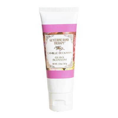 Camille Beckman Glycerine Hand Therapy Cream, Guava Blossom, Ultra Moisturizing Hand Cream for Dry, Cracked Hands, Non-Greasy, Paraben-Free, Made in USA, 1.35 Ounce