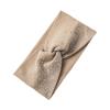 blloocod Wide Headband for Women Yoga Rhinestone Soft Head Wrap Fashion Workout Hairband 8.27inch Diameter- Khaki view 2