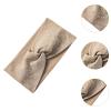 blloocod Wide Headband for Women Yoga Rhinestone Soft Head Wrap Fashion Workout Hairband 8.27inch Diameter- Khaki view 4