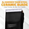 Brio Beardscape V2 Black Bundled with Zero Blade, Body Blade & Pro Travel Case, Featuring Adjustable Ceramic Blade & Length Guards, a Complete Kit for All Your Grooming Needs view 3