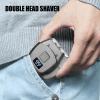 Blade Razor - Rechargeable Hair Trimmer, Portable Electric Shaver | Waterproof Grooming Machine for Men, Digital Screen Shaving Tool, Smooth Face Razor with Scenario for Home Office view 2