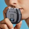 Double Head Shaver - Electric Beard Razor, Digital Display Trimmer | Washable Grooming Tool for Men, Rechargeable Facial Hair Device, Smooth Skin Shaver with Scenario for Bathroom Travel view 3
