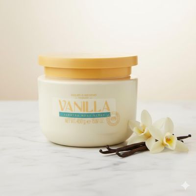 Vanilla Scented Body Scrub, 15.87 oz
