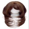 TEDPRBGE Kawaii Lolita Wig Brown Hair Long Straight Wig Layered Wigs with Bangs for Daily Party (Brown) view 1