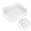 40-Slot Acrylic Lipstick Organizer - Clear Cosmetic Display Stand for Lip Gloss & Makeup Storage (7.87x4.75x3.12in) view 2
