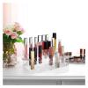 40-Slot Acrylic Lipstick Organizer - Clear Cosmetic Display Stand for Lip Gloss & Makeup Storage (7.87x4.75x3.12in) view 4