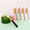 Face Mask Applicator Tool 50 Pcs Advanced Formaldehyde-Free Silicone Mask Brushes - Soft, All Skin Types(Pink) view 3