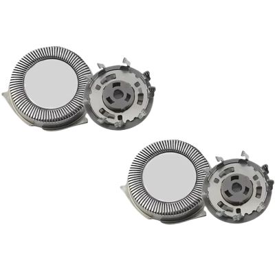 Compatible For PhilipsShaver Replacement Heads 2/4/6Pcs 550 S520 S510 SH30/5 S5000 Wet Dry Blade Head Accessories(2PCS)