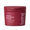 Being Mega No-Frizz Mask - Smoothing Hair Mask for Wavy or Frizzy Hair, with Jojoba & Almond Oil, 12 fl oz view 1