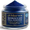 Dar Marwa Moroccan Nila Powder | 100% Pure Saharan Indigo | Brightens & Evens Skin Tone | Face & Body Blue Clay Mask | Traditional Moroccan Skincare | 1.7 Oz view 1