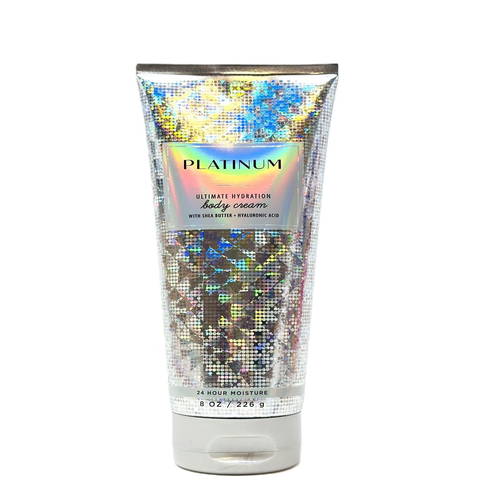 Bath and Body Ultimate Hydration Body Cream 24 Hr Moisture (8 OZ / 226 g, Platinum)