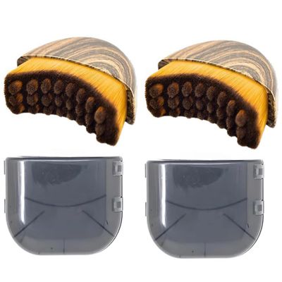 2PCS Lymphatic Contour Face Brush,Contour Face Brush for Lymphatic Drainage,Dry Lymphatic Drainage Massager,Ergonomically Designed to Fit The Skin Precisely