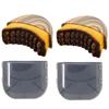 2PCS Lymphatic Contour Face Brush,Contour Face Brush for Lymphatic Drainage,Dry Lymphatic Drainage Massager,Ergonomically Designed to Fit The Skin Precisely view 1