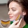 2PCS Lymphatic Contour Face Brush,Contour Face Brush for Lymphatic Drainage,Dry Lymphatic Drainage Massager,Ergonomically Designed to Fit The Skin Precisely view 4