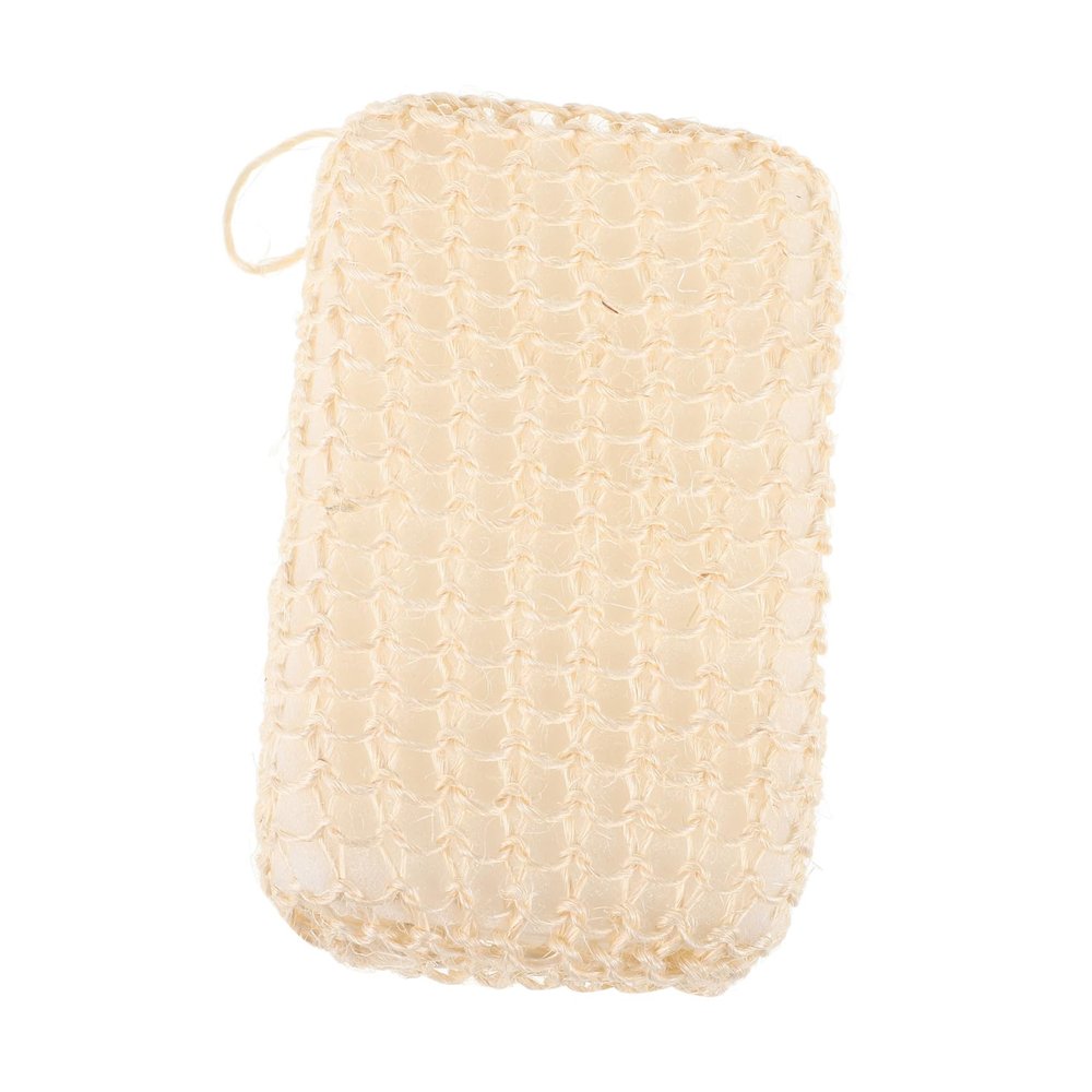 Mikinona Sisal Body Scrubber Exfoliating Bath Sponge for Adults Deep Pore Dead Skin Remover Gentle Full Body Cleansing Soft Texture Shower Sponge