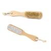 LIFKOME 2pcs Double-Sided Pumice Foot Scraper with Bristles Callus Remover and Dead Skin Remover Foot File for Smooth Pedicure Care view 1