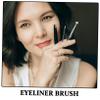 Beatifufu 200pcs Fine Point Eyeliner Brushes with Protective Caps Soft Fiber Bristles for Precise Eye Makeup Application Travel-friendly Compact Multipurpose Bent Makeup Pens for Beginners view 3