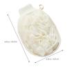 Mikinona Double-sided Skin Scrubbing Glove Exfoliating Bath Mitt with Soft Flax Material for Shower and Massage Easy Back Scrubbing Body Washcloth for Gentle Cleansing and Exfoliation view 4