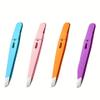 4Pcs Colorful Eyebrow Tweezers Set Stainless Steel Slant Tip Precision Hair Removal Tool for Eyebrow Shaping Ingrown Hair Splinter Remover Grooming Travel Makeup Kit view 1