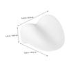 CONGARTENO Suction Cup Bathtub Pillow with Ergonomic Neck and Shoulder Support Supple PU Foam Cushion for Adults Breathable Massage Headrest for Spa and Tub Relaxation view 2