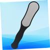 LIFKOME Stainless Steel Double-Sided Foot File Pedicure Tool for Callus Removal Comfortable Grip Scrubber Exfoliator for Dry Rough Skin Professional Home Use Feet Care in Black view 2
