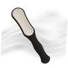 LIFKOME Stainless Steel Double-Sided Foot File Pedicure Tool for Callus Removal Comfortable Grip Scrubber Exfoliator for Dry Rough Skin Professional Home Use Feet Care in Black view 3