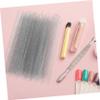 PLAFOPE 100Pcs Cuticle Pusher Nail Scraper Manicure Pedicure Tools with Ergonomic Non-slip Handle Plastic for Nail Care and Art Removal view 3